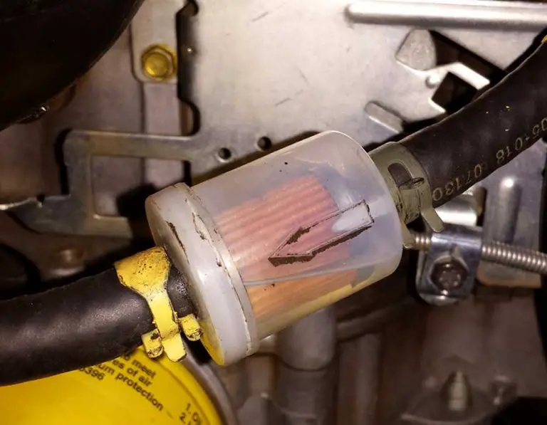 Should A Lawn Mower Fuel Filter Be Full?